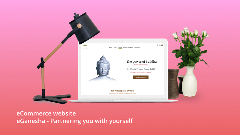 Eganesha - UI UX Design, Web App Development