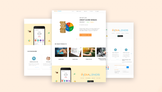 Indialends - UI UX Design, Web App Development