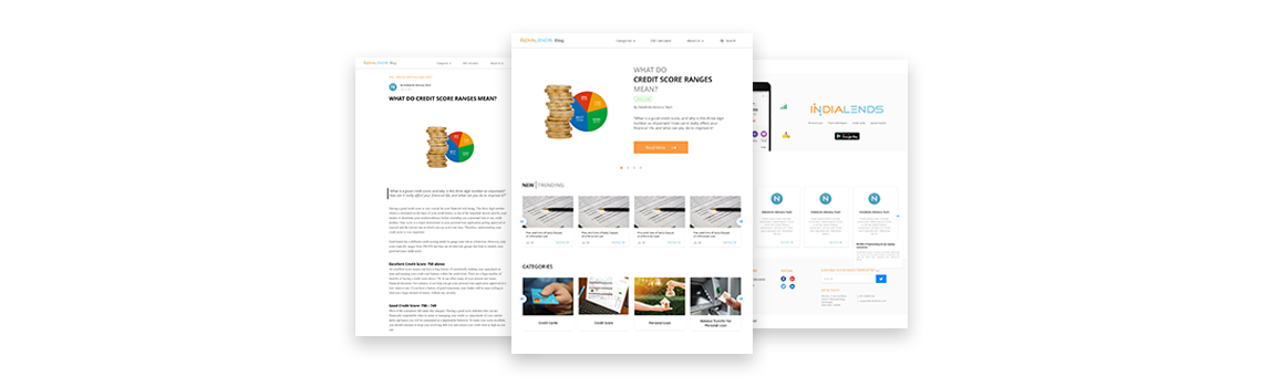 Indialends - UI UX Design, Web App Development
